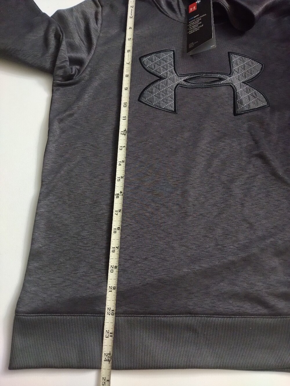 Under Armour Women's Hooded Pullover with Textured Logo New Size Small - Picture 2 of 4